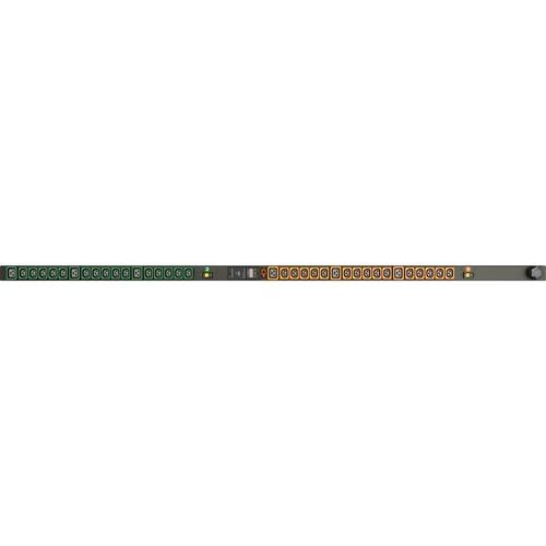 Vertiv Geist MN01D4W1-36PT68-3TL6A0A10-S 36-Outlets PDU - Metered - NEMA L6-30P - 30 x U-Lock IEC 60320 C13, 6 x U-Lock IEC 60320 C19 - 230 V AC - 0U - Vertical - Rack-mountable