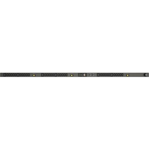 Vertiv Geist MN01D4W1-38MP19-3TL21A0A10-S 38-Outlets PDU - Metered - NEMA L21-30P - 30 x IEC 60320 C13, 6 x IEC 60320 C19, 2 x NEMA 5-20R - 120 V AC, 230 V AC - 0U - Vertical - Rack-mountable