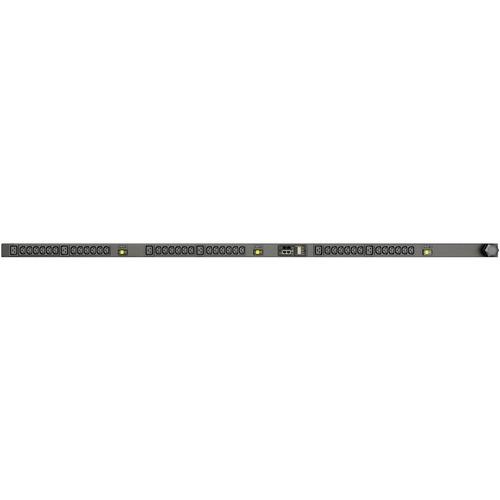 Vertiv Geist MN02E4W1-42IZ68-3TL15A0A10-S 42-Outlet PDU - Monitored - NEMA L15-30P - 36 x IEC 60320 C13, 6 x IEC 60320 C19 - 230 V AC - Network (RJ-45) - 0U - Vertical - Rack-mountable