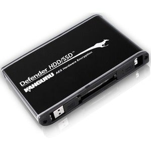 Kanguru Solutions Kanguru Defender KDH3B-2TSSD 2 TB Portable Solid State Drive - 2.5" External - SATA (SATA/600) - Matte Black - TAA Compliant - USB 3.0 Type B - 256-bit Encryption Standard - 3 Year Warranty
