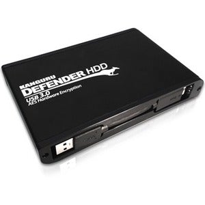Kanguru Solutions Kanguru Defender KDH3B-5T 5 TB Portable Hard Drive - 2.5" External - SATA (SATA/300) - Matte Black - TAA Compliant - Desktop PC Device Supported - USB 3.0 Type B - 5400rpm - 256-bit Encryption Standard - 3 Year Warranty