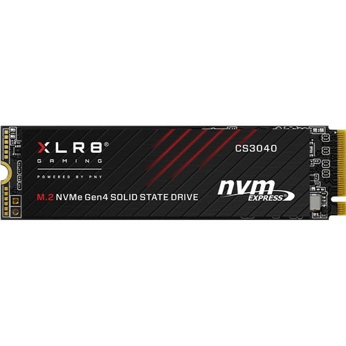 PNY XLR8 CS3040 4 TB Solid State Drive - M.2 2280 Internal - PCI Express NVMe (PCI Express NVMe 4.0 x4) - Desktop PC, Gaming Console Device Supported - 5600 MB/s Maximum Read Transfer Rate - 256-bit Encryption Standard - 5 Year Warranty