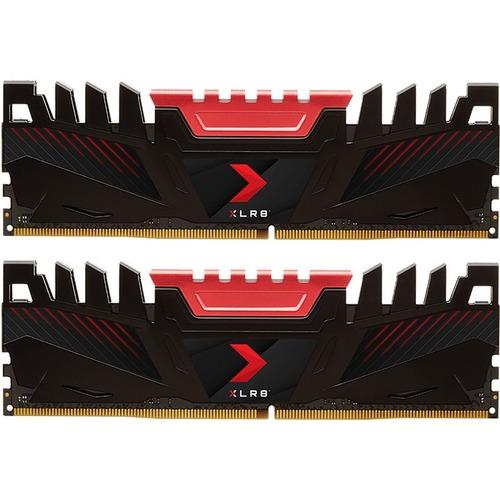 PNY 16GB (2 x 8GB) DDR4 SDRAM Memory Kit - For Desktop PC - 16 GB (2 x 8GB) - DDR4-3600/PC4-28800 DDR4 SDRAM - 3600 MHz - CL18 - 1.35 V - Retail
