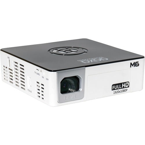 AAXA Technologies M6 DLP Projector - 16:9 - 1920 x 1080 - Front - 1080p - 30000 Hour Normal ModeFull HD - 2,000:1 - 1200 lm - HDMI - USB - 1 Year Warranty - PuriLite