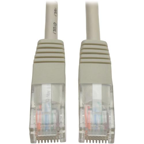 Tripp Lite Cat5e Patch Cable - 5ft - 1 x RJ-45 Male - 1 x RJ-45 Male - Gray