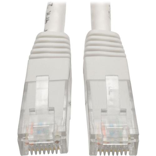 Tripp Lite Premium N200-100-WH RJ-45 Patch Network Cable - 100 ft RJ-45 Network Cable for Computer, Printer, Gaming Console, Blu-ray Player, Photocopier, Router, Modem - First End: 1 x RJ-45 Male Network - Second End: 1 x RJ-45 Male Network - 1 Gbit/s -