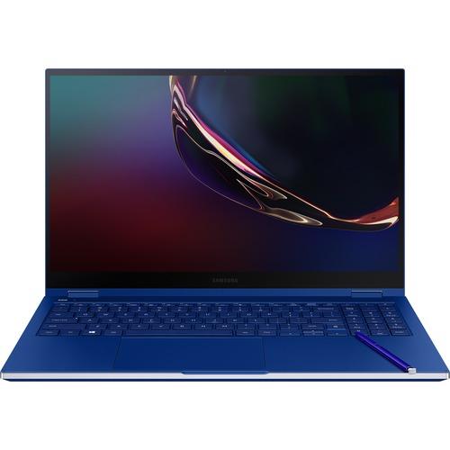 Samsung Galaxy Book Flex NP950QCG-K01CA 15.6" Touchscreen 2 in 1 Notebook - Full HD - 1920 x 1080 - Intel Core i7 (10th Gen) i7-1065G7 1.30 GHz - 16 GB RAM - 512 GB SSD - Royal Blue - Windows 10 Home - Intel Iris Plus Graphics - English, French Keyboard