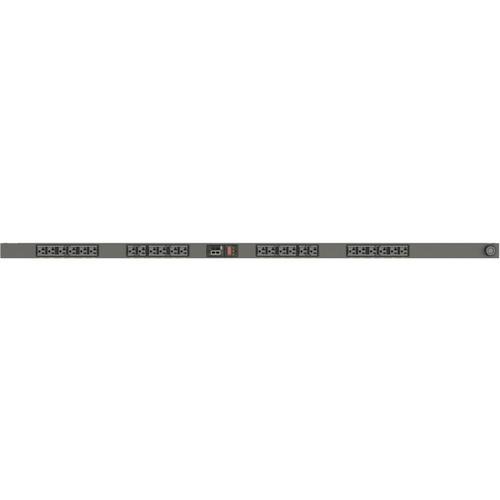 Vertiv Geist MNR3EGB0-24S203-2TL21A0A10-S 24-Outlets PDU - Monitored - NEMA L21-20P - 24 x NEMA 5-20R - 120 V AC, 230 V AC - Network (RJ-45) - 0U - Vertical - Rack-mountable