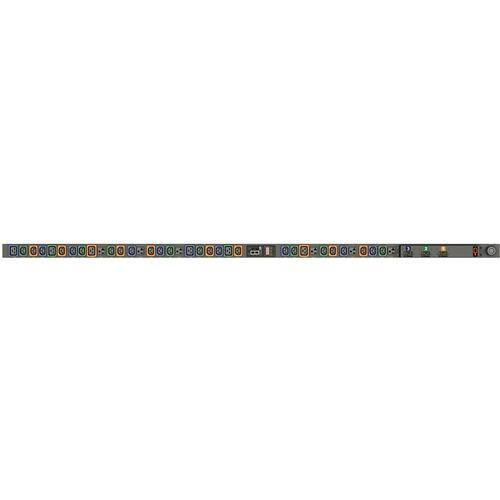 Vertiv Geist MNS3EGW1-36MT79-3TL21A0A10-S-A 36-Outlets PDU - Switched - NEMA L21-30P - 24 x U-Lock IEC 60320 C13, 6 x U-Lock IEC 60320 C19, 6 x NEMA 5-20R - 120 V AC, 230 V AC - Network (RJ-45) - 0U - Vertical - Rack-mountable