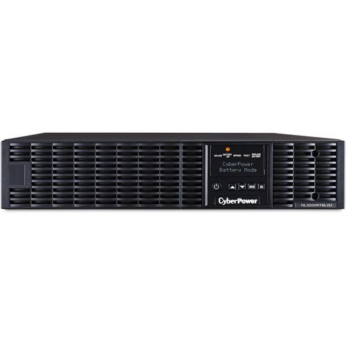 Cyber Power CyberPower UPS Systems OL2200RTXL2U Smart ApCyberPower OL2200RTXL2U Smart App Online UPS Systemsp Online - Capacity: 2200 VA / 1800 W - 100 - 125 VAC, NEMA 5-20P, 2U, Rack / Tower, Sine Wave, 7 Outlets, LCD, PowerPanel® Business, $400000 CEG,