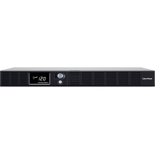 Cyber Power CyberPower OR1500LCDRM1U Smart App LCD UPS Systems - 120 VAC, NEMA 5-15P, 1U, Rackmount, 6 Outlets, LCD, PowerPanel® Business, $300000 CEG, 3YR Warranty