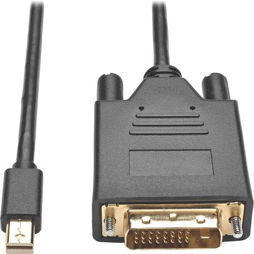 Tripp Lite P586-006-DVI-V2 Mini DisplayPort 1.2 to DVI Active Adapter Cable, 6 ft. - 6 ft DisplayPort/DVI-D Video Cable for Video Device, Monitor, Projector, TV, Graphics Card - First End: 1 x Mini DisplayPort Male Digital Video - Second End: 1 x DVI-D (