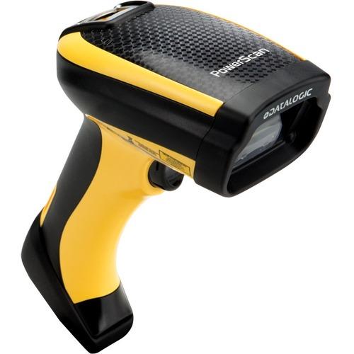 Datalogic PowerScan PBT9300 Handheld Barcode Scanner - Wireless Connectivity - 35 scan/s - 1D - Laser - Bluetooth - Yellow, Black
