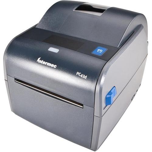 Intermec PC43d Desktop Direct Thermal Printer - Monochrome - Label Print - USB - Real Time Clock - 4.10" Print Width - 203.20 mm/s Mono - 203 dpi - 4.70" (119.38 mm) Label Width - 68" (1727.20 mm) Label Length