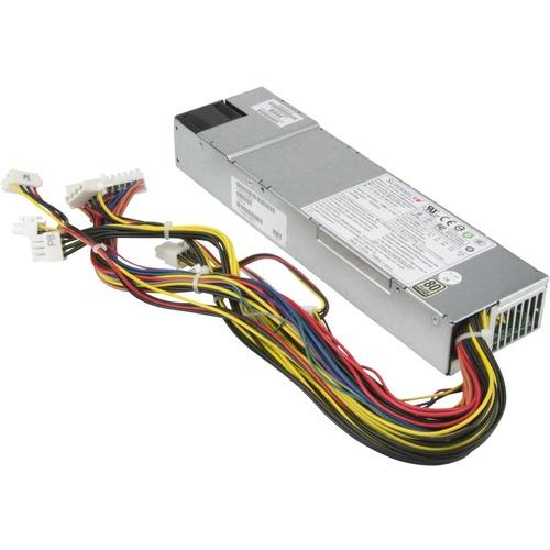 Super Micro Supermicro 340W 1U Multi-Output Power Supply - Rack-mountable - 3.3 V DC, 5 V DC, 12 V DC Output - 92% Efficiency