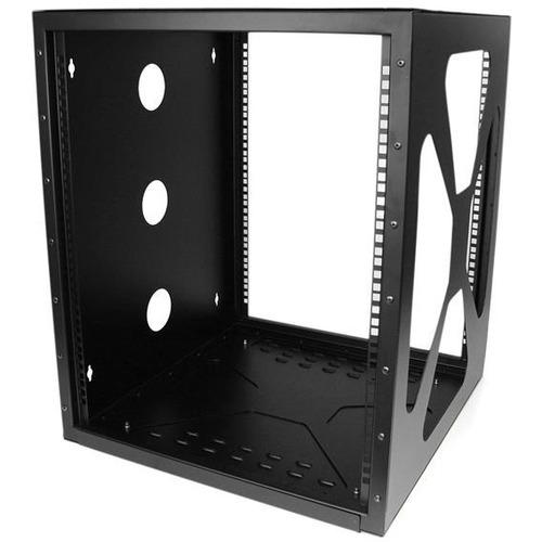 StarTech.com 12U Sideways Wallmount Rack for Servers - Side-Mount Server Rack for Easy Access - Wall Mount your Server or Networking Equipment Sideways, for Easy Access - 12u wall-mount rack - 12u server rack - 12u open frame - wall mount cabinet - open