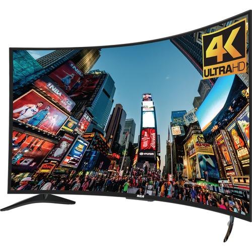 Curtis International RCA RTUC5537 55" Curved Screen LED-LCD TV - 4K UHDTV - Black - LED Backlight - 3840 x 2160 Resolution