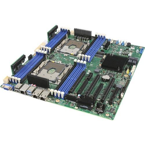 Intel S2600STBR Server Motherboard - Intel Chipset - Socket P - Intel Optane Memory Ready - SSI EEB - 2 TB DDR4 SDRAM Maximum RAM - DIMM, RDIMM, LRDIMM - 16 x Memory Slots - 12 x SATA Interfaces