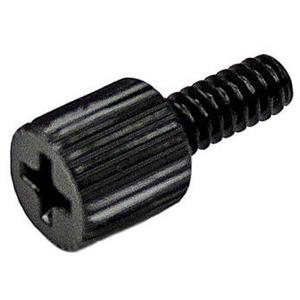 StarTech.com 6-32, 5/16in Long Black Metal Computer Case Thumbscrew - Pkg of 50 - Metal Thumbscrews - PC Case Thumbscrew - 8 mm (pack of 50 ) - Metal