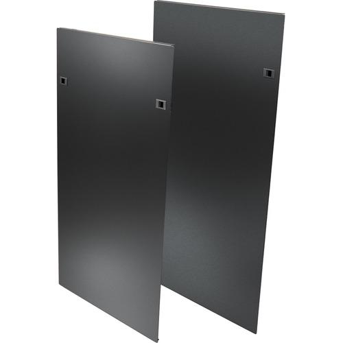 Tripp Lite 48U SmartRack Heavy-Duty Open Frame Side Panels with Latches - Black - 48U Rack Height - 2 Pack