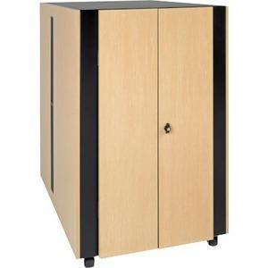Tripp Lite SRQ24U SmartRack Sound Proof Server Rack - Quiet Acoustic Server Rack, 24U - For Server - 24U Rack Height x 19" (482.60 mm) Rack Width x 35" (889 mm) Rack Depth - Black Powder Coat, Beige - Steel - 453.59 kg Dynamic/Rolling Weight Capacity - 4
