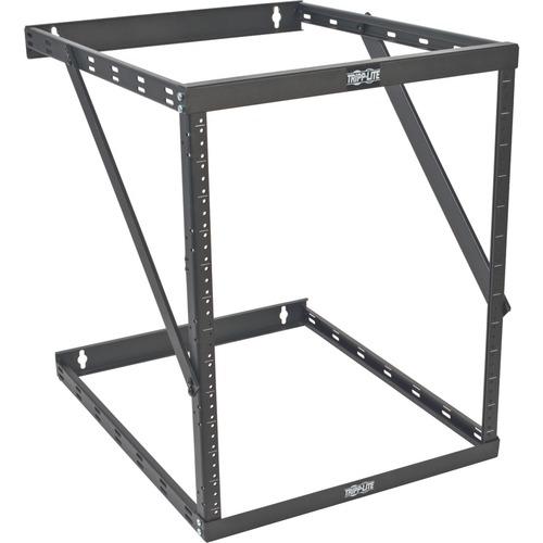 Tripp Lite SmartRack SRWO8U22DP Rack Frame - For UPS, Patch Panel, LAN Switch - 22U Rack Height x 19" (482.60 mm) Rack Width x 23.50" (596.90 mm) Rack Depth - Wall Mountable - Black Powder Coat - Steel - 68.04 kg Maximum Weight Capacity