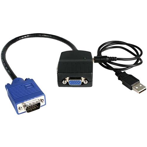 StarTech.com 2 Port VGA Video Splitter - USB Powered - 1 x HD-15 Video In