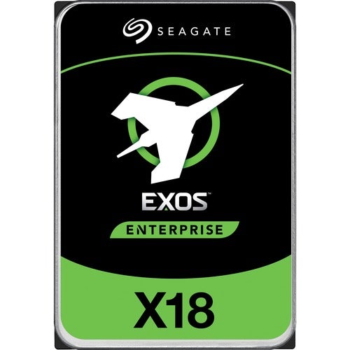 Seagate Exos X18 ST14000NM001J 14 TB Hard Drive - Internal - SATA (SATA/600) - Conventional Magnetic Recording (CMR) Method - Server Device Supported - 7200rpm - 270 MB/s Maximum Read Transfer Rate - PuriLite