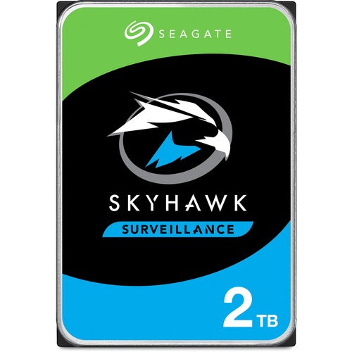 Seagate SkyHawk ST2000VX015 2 TB Hard Drive - 3.5" Internal - SATA (SATA/600) - Network Video Recorder, Camera, Video Recorder Device Supported - 3 Year Warranty - PuriLite