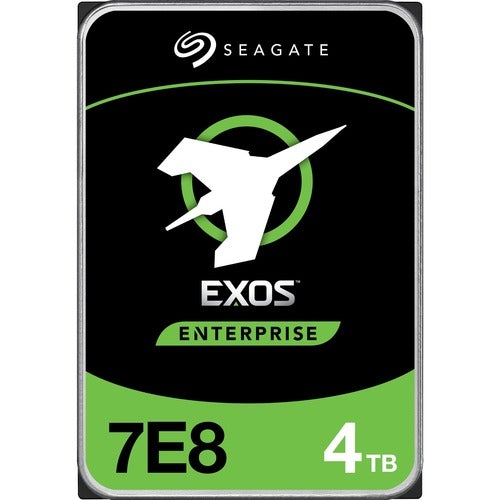 Seagate Exos 7E8 ST4000NM000A 4 TB Hard Drive - 3.5" Internal - SATA (SATA/600) - Storage System Device Supported - 7200rpm - 5 Year Warranty - PuriLite