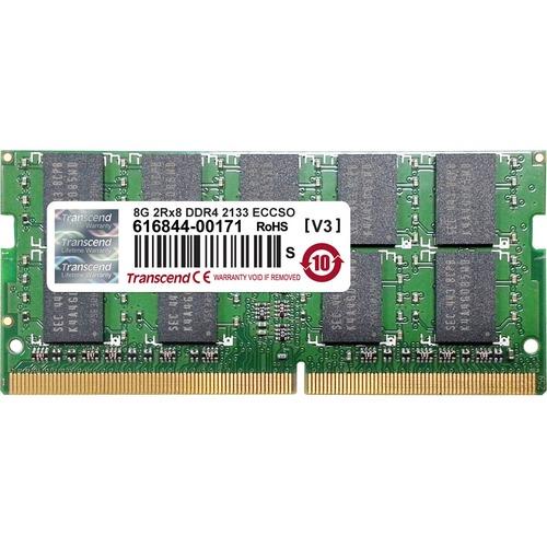 Transcend 8GB DDR4 SDRAM Memory Module - 8 GB DDR4 SDRAM - 2133 MHz - CL11 - 1.20 V - ECC - 260-pin - SoDIMM