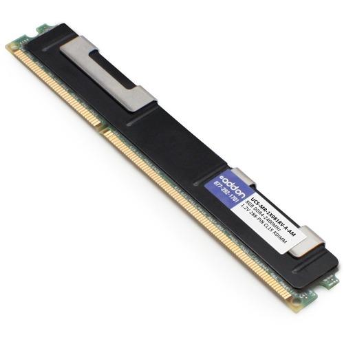 Add-On Computer AddOn Cisco 8GB DDR4 SDRAM Memory Module - 8 GB - DDR4-2400/PC4-19200 DDR4 SDRAM - 2400 MHz - CL15 - 1.20 V - ECC - Registered - 288-pin - DIMM - Lifetime Warranty
