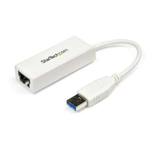 StarTech.com USB 3.0 to Gigabit Ethernet NIC Network Adapter - Add Gigabit Ethernet network connectivity to a Laptop or Desktop through a USB 3.0 port - USB 3.0 to Gigabit Ethernet - USB 3.0 Gigabit Adapter - USB 3.0 to Ethernet - USB 3.0 Ethernet Adapte