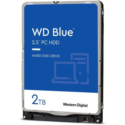 Western Digital WD Blue WD20SPZX 2 TB Hard Drive - 2.5" Internal - SATA (SATA/600) - 5400rpm - 2 Year Warranty - PuriLite
