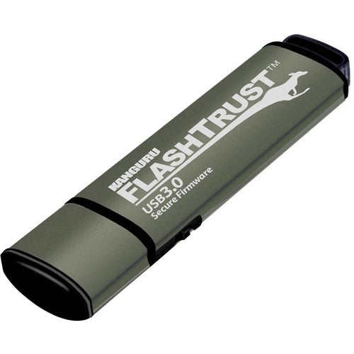 Kanguru Solutions Kanguru FlashTrust? USB3.0 Flash Drive with Physical Write Protect Switch, 16G - 16 GB - USB 3.0 - 230 MB/s Read Speed - 20 MB/s Write Speed - 3 Year Warranty - TAA Compliant - PuriLite
