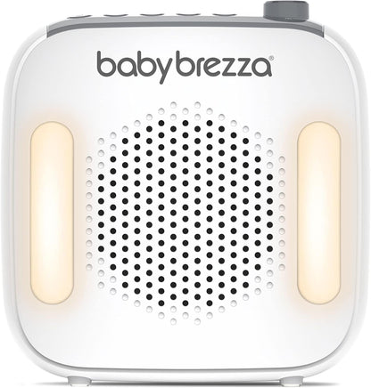 Baby Brezza Adjustable Baby Sound Machine and Night Light with 18 Sounds – Small, Portable Design for Easy Travel or Crib Use – Includes Lullaby, Nature, White Noise, Waves + More – USB Powered