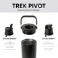 Simple Modern Trek Pivot | 40oz Flip Straw Tumbler with Handle | Water Bottle & Boot | Interchangeable Straw & Chug Lids | Insulated Stainless Steel Jug | Gym Sports Outdoors | Lavender Mist