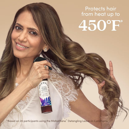 Fable & Mane Detangling Leave-In Conditioner, with UV Heat Protection for Smooth, Hydrated, Tangle-free Hair. Enriched with Aloe Vera (4.7 fl oz / 140ml)