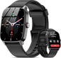 Smart Watch for Men Women Bluetooth Call, 1.85" HD Touch Screen AI Voice Smartwatch, Fitness Tracker with Sleep/Heart Rate Monitor, 100+ Sports Modes, IP68 Waterproof, Compatible with Android & iOS