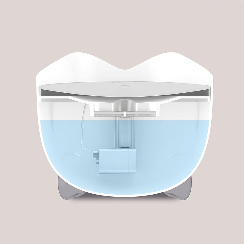 Catit PIXI Cat Water Fountain, 2.5 L, White, Modern Cat Fountain, Silent Pump for Indoor Cats, Different Flow Settings, Fontaine Pour Chat, Pet Water Fountains