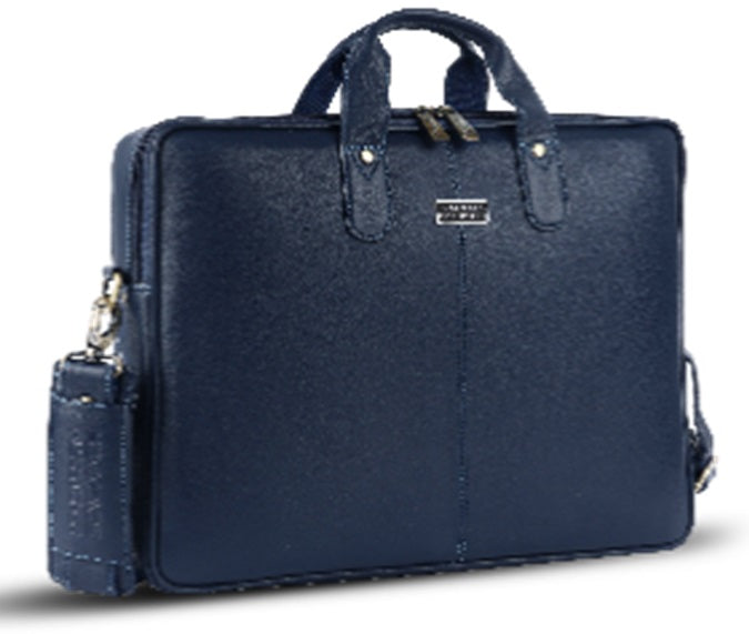 Hammonds LB105 Premium Cow Leather Laptop Bag for Men | Genuine Cow Leather Office Bag | 16-Inch Business Laptop Bag | Professional Work Bag | Corporate Gift Bag - PuriLite