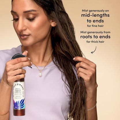 Fable & Mane Detangling Leave-In Conditioner, with UV Heat Protection for Smooth, Hydrated, Tangle-free Hair. Enriched with Aloe Vera (4.7 fl oz / 140ml)