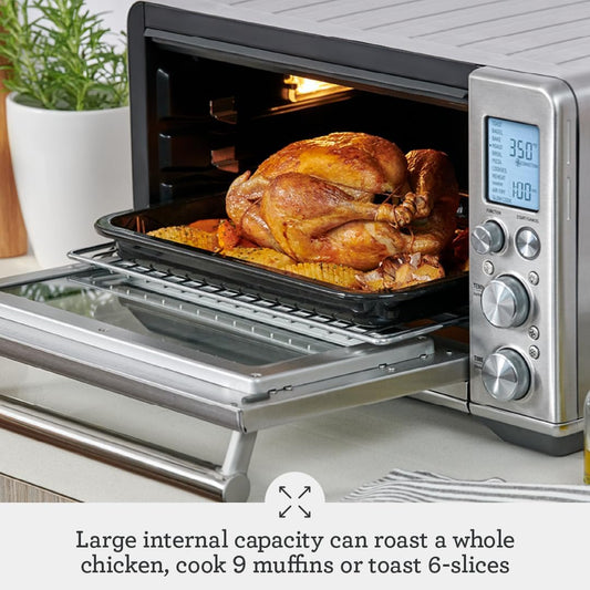 Breville the Smart Oven® Air Fryer, Convection Countertop Oven, Air Fryer Toaster Oven Combo, BOV860BSS, Brushed Stainless Steel - PuriLite