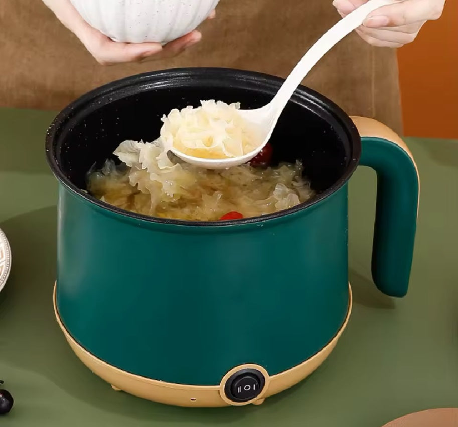 Purilite Select 1.8L Electric Multi Cooker Double Layer Non-Stick Rice Cooker Steamer and Soup Pot with Underpan Heating - PuriLite