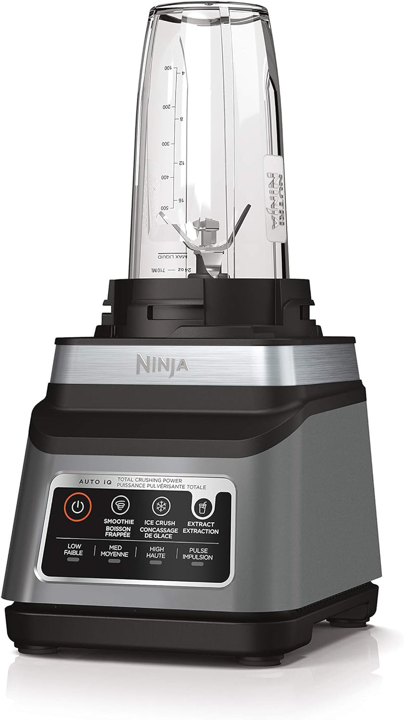 Ninja BN751C, Professional Plus Blender DUO With Auto-iQ, Black , 1200W (Canadian Version), 72oz