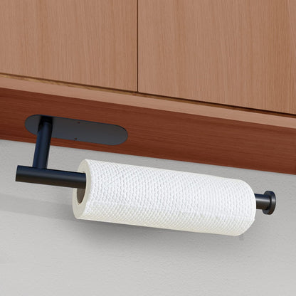 Paper Towel Holder Under Cabinet Wall Mount for Kitchen Paper Towel, Self-Adhesive Paper Towel Bar, Paper Towel Rack, SUS304 Stainless Steel 13 inch
