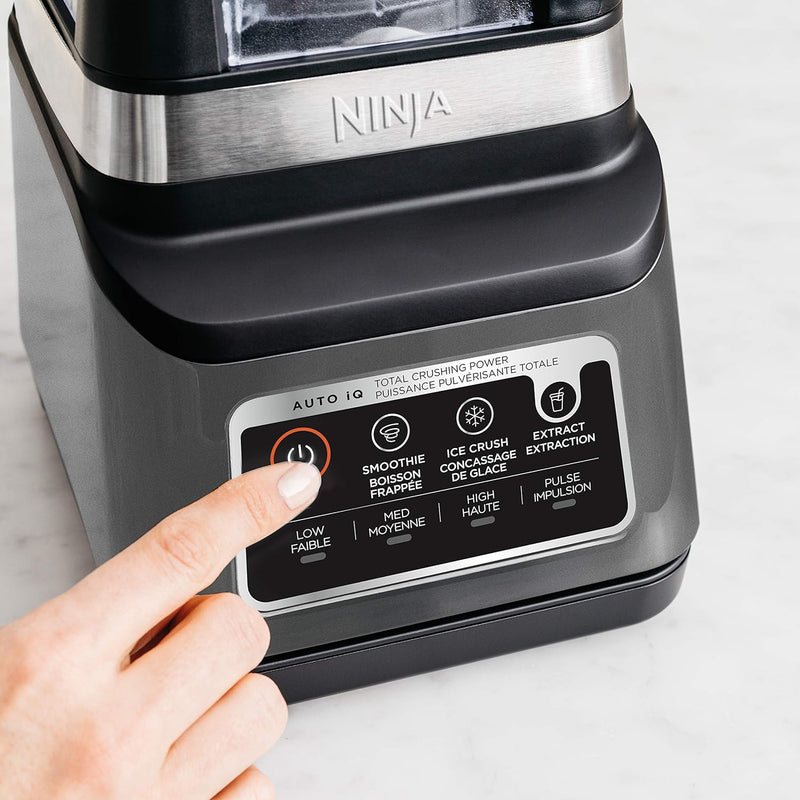 Ninja BN751C, Professional Plus Blender DUO With Auto-iQ, Black , 1200W (Canadian Version), 72oz