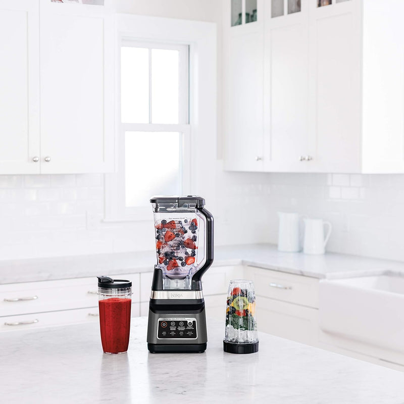 Ninja BN751C, Professional Plus Blender DUO With Auto-iQ, Black , 1200W (Canadian Version), 72oz