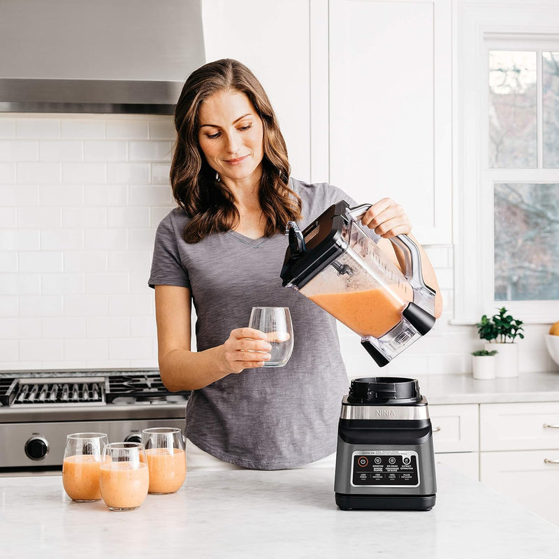 Ninja BN751C, Professional Plus Blender DUO With Auto-iQ, Black , 1200W (Canadian Version), 72oz