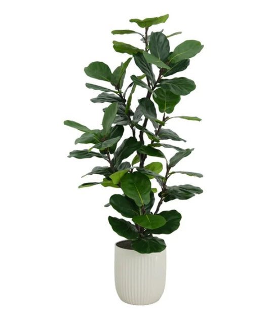 Faux 1.9 m (6.5 ft.) Slim Fig Tree